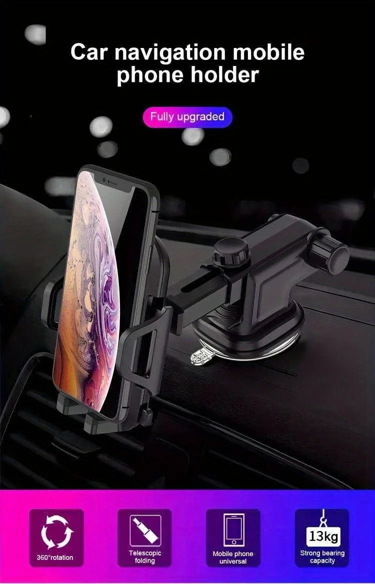 Sucker Car Phone Holder Mount Stand Suction Cup Smartphone Mobile Cell Support in Car Bracket For iPhone Xiaomi Huawei Samsung