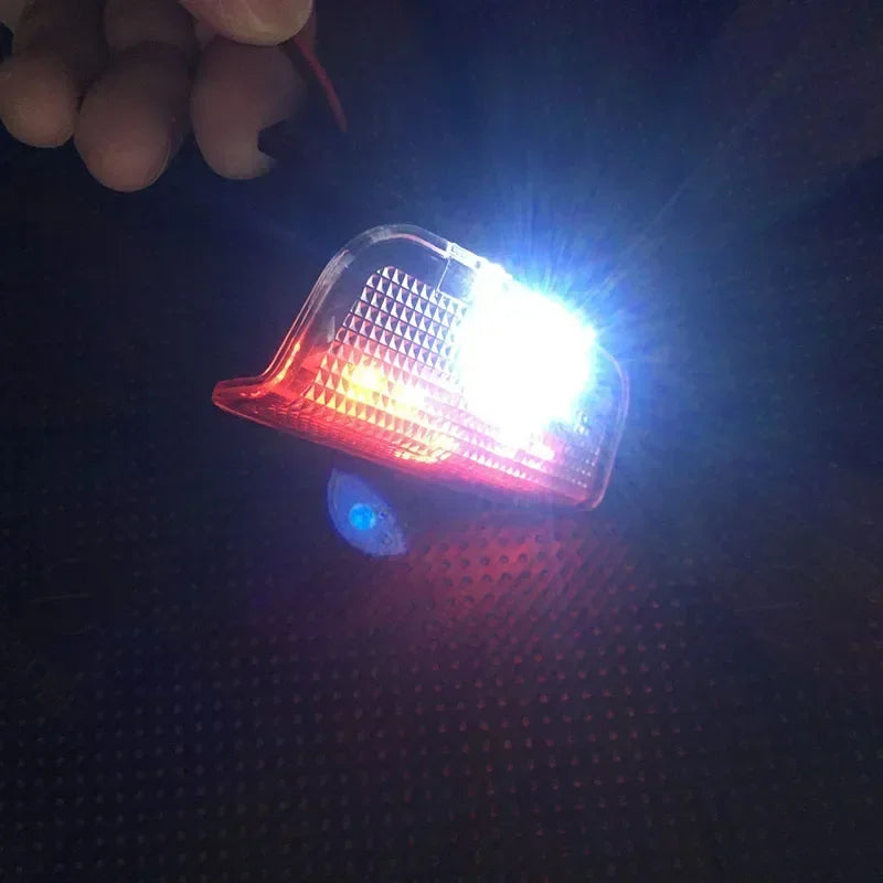2Pcs Car LED Decorative Door Light Welcome Projector Lamp For VW Passat B6 B7 Sharan CC Golf 5 6 7 Jetta Scirocco 3 Tiguan EOS