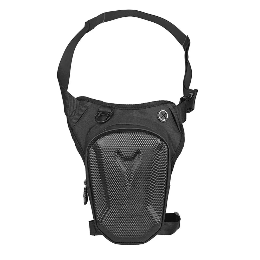 Motorcycle Leg Side Bag EVA Hard Shell Outdoor Casual Waist Bags Mobile Phone Purse Hip Bum Pack Motorbike Key Pouch