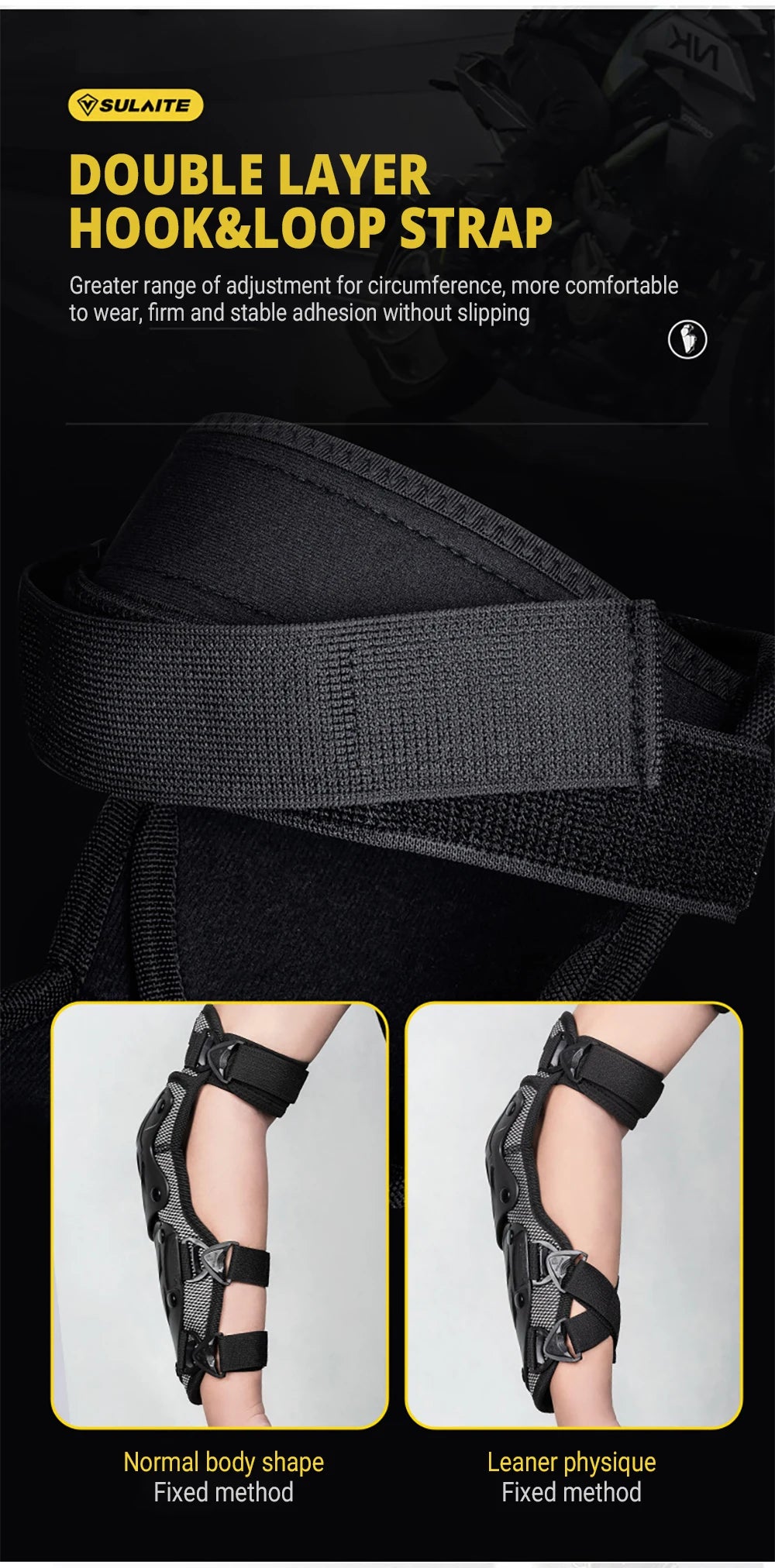 Motorcycle Knee Pad Elbow Protective Combo Knee Protector Equipment Gear Outdoor Sport Motocross Knee Pad Ventilate Four Seasons