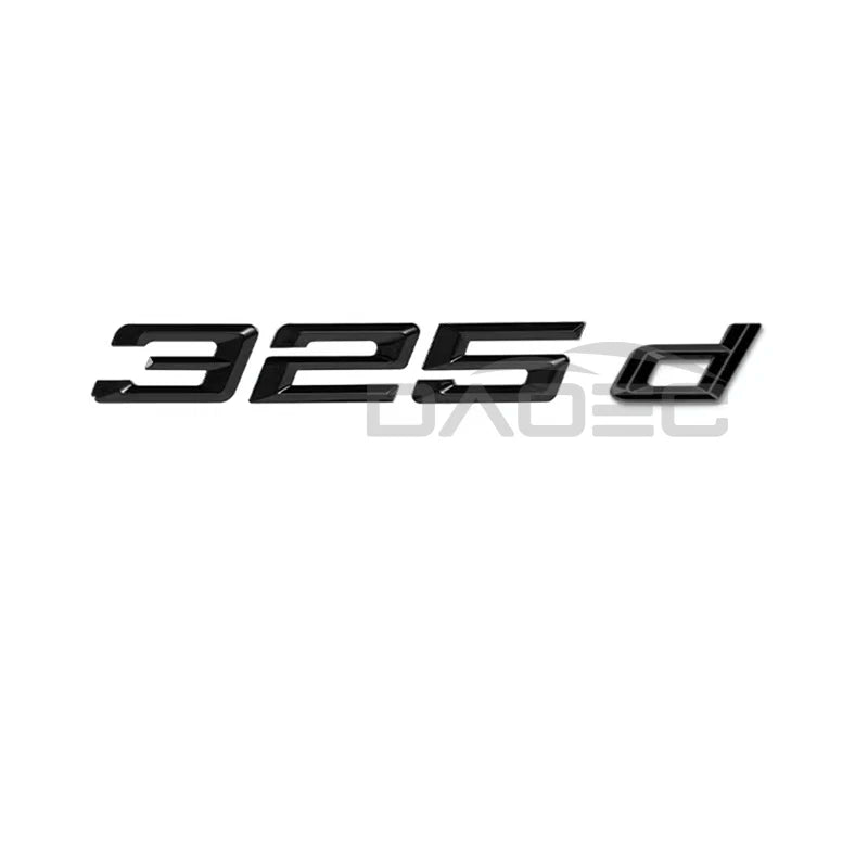 Car 3D ABS Trunk Letters Logo Badge Emblem Decals Sticker For BMW 3 series 320d 325d 328d 330d 335d E46 E90 E91 F30 F31 F34 G20