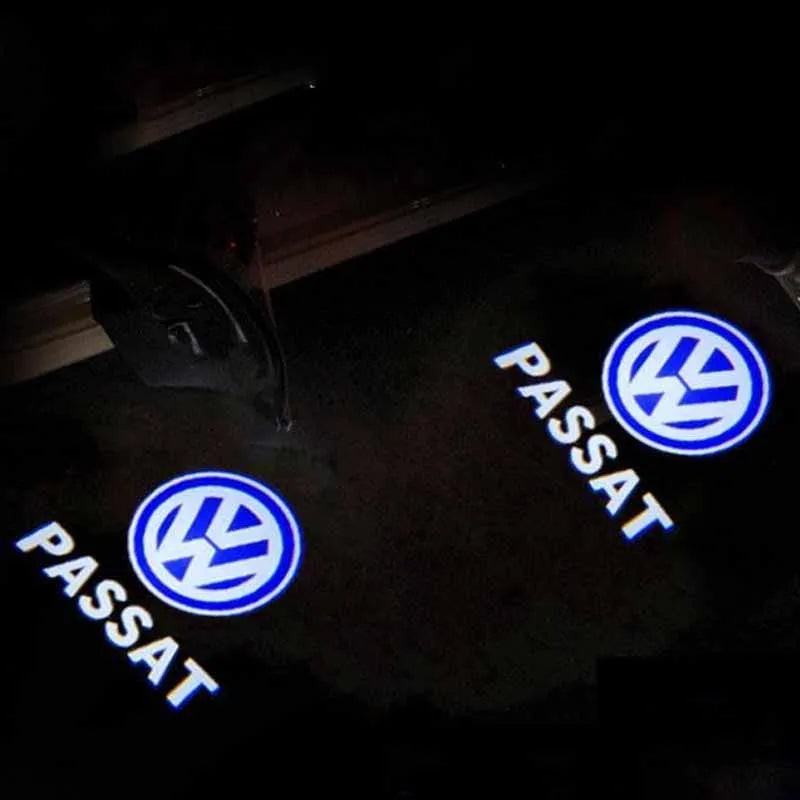 2Pcs Car LED Decorative Door Light Welcome Projector Lamp For VW Passat B6 B7 Sharan CC Golf 5 6 7 Jetta Scirocco 3 Tiguan EOS