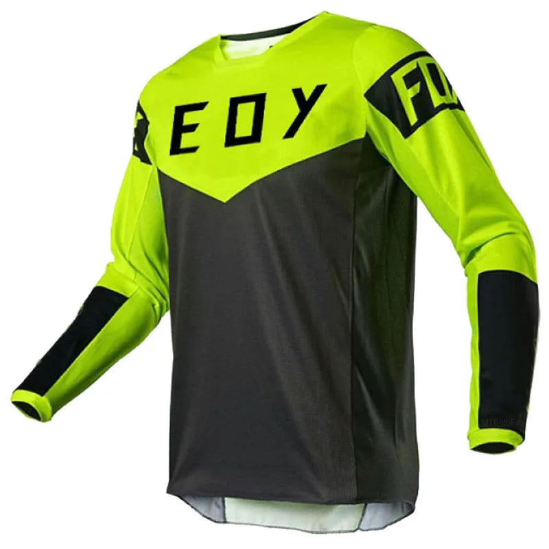 Men's Long Sleeve Motocross Cycling Jersey Eoy Downhill Mountain Bike MTB Shirts Offroad DH Motorcycle Enduro Clothing
