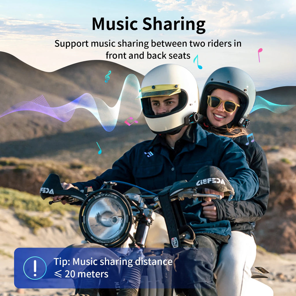 Fodsports FX7 Motorcycle Helmet Intercom Mesh Bluetooth Helmet Headset Moto Interphone,10 Rider 2000M,FM Radio,BT5.4