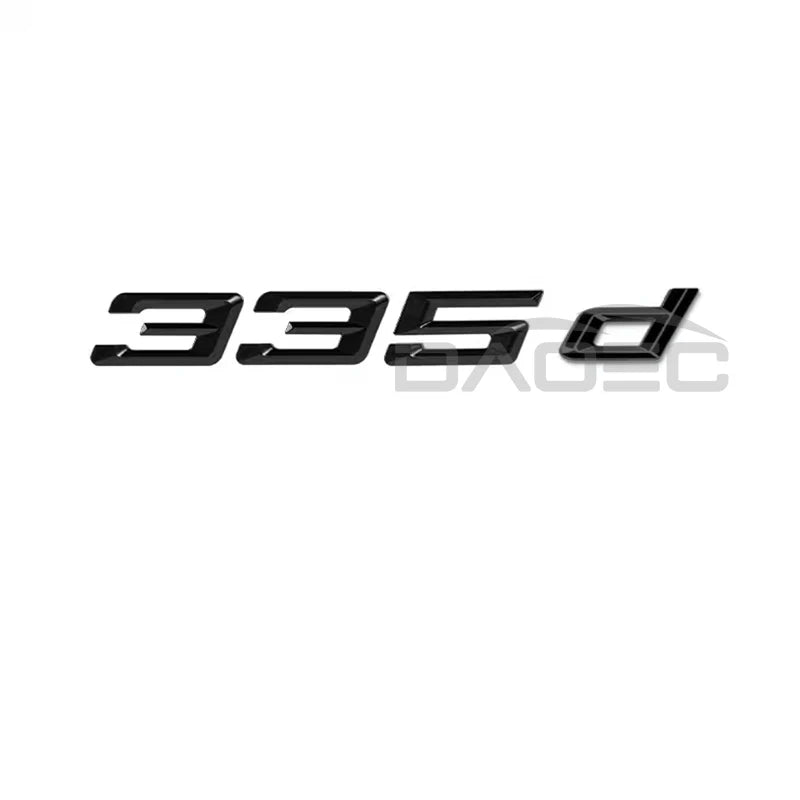 Car 3D ABS Trunk Letters Logo Badge Emblem Decals Sticker For BMW 3 series 320d 325d 328d 330d 335d E46 E90 E91 F30 F31 F34 G20