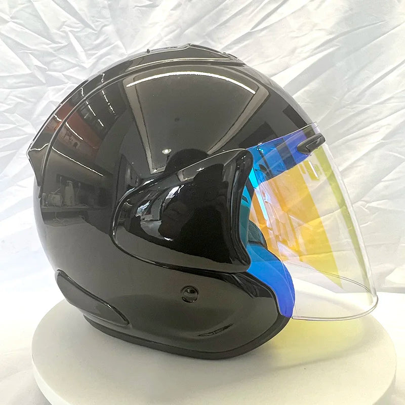 3/4 Open Face Helmet for Harley Motorcycle and Cruise Motorcycle Protection Helmets Off-Road Casque Capacete Off-Road Gear