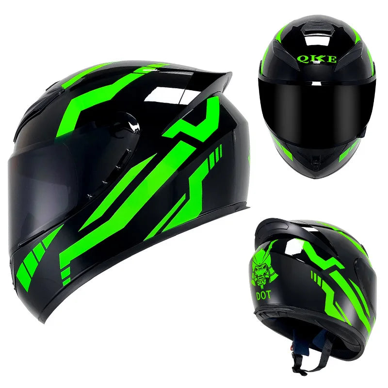 DOT Approved Motorcycle Full Face Helmet for Men Full Helmets Racing Scooter Cruiser Helm Kask Female Sports Helmet Motocross
