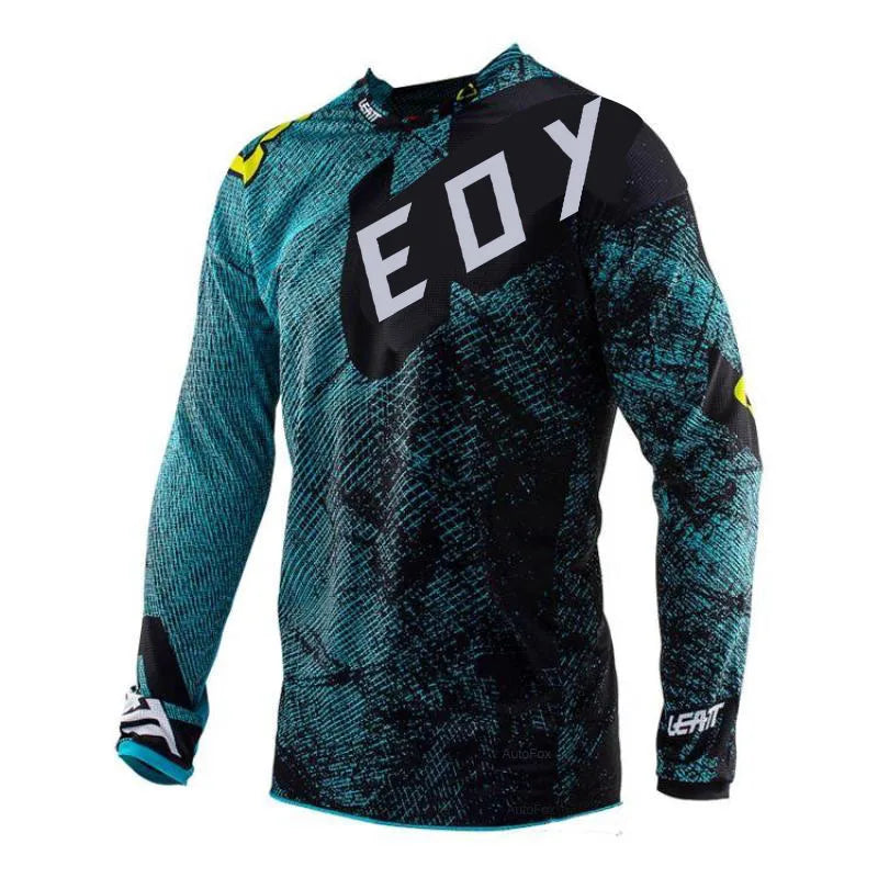 Men's Long Sleeve Motocross Cycling Jersey Eoy Downhill Mountain Bike MTB Shirts Offroad DH Motorcycle Enduro Clothing