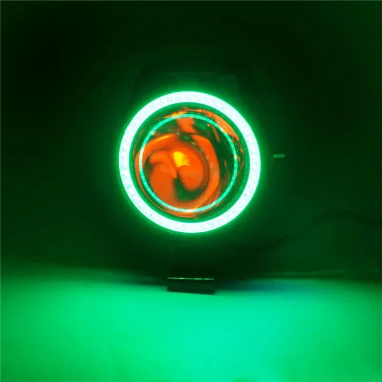 Motorcycle Headlight Fog Lights Super Bright Abgle Eyes Additional Spotlights Headlamp Motorcycle Auxiliary U7 LED Driving Lamp