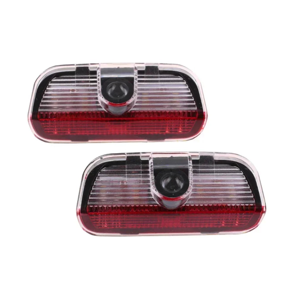 2Pcs Car LED Decorative Door Light Welcome Projector Lamp For VW Passat B6 B7 Sharan CC Golf 5 6 7 Jetta Scirocco 3 Tiguan EOS