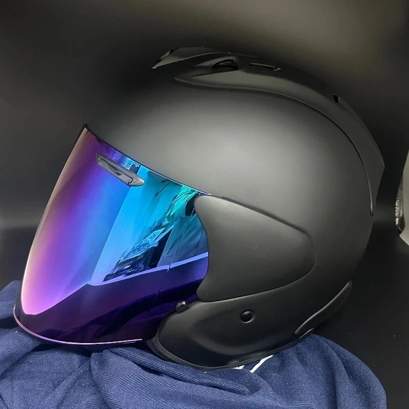 3/4 Open Face Helmet for Harley Motorcycle and Cruise Motorcycle Protection Helmets Off-Road Casque Capacete Off-Road Gear